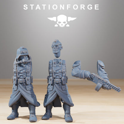 Wargames - Stationforge - GrimGuard - Combatants Squad (10 Figurer)