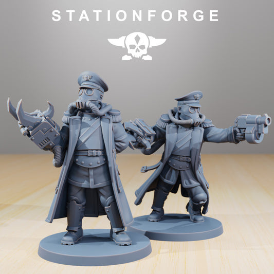 Wargames - Stationforge - GrimGuard - Officers 2.0 (2 Figurer)