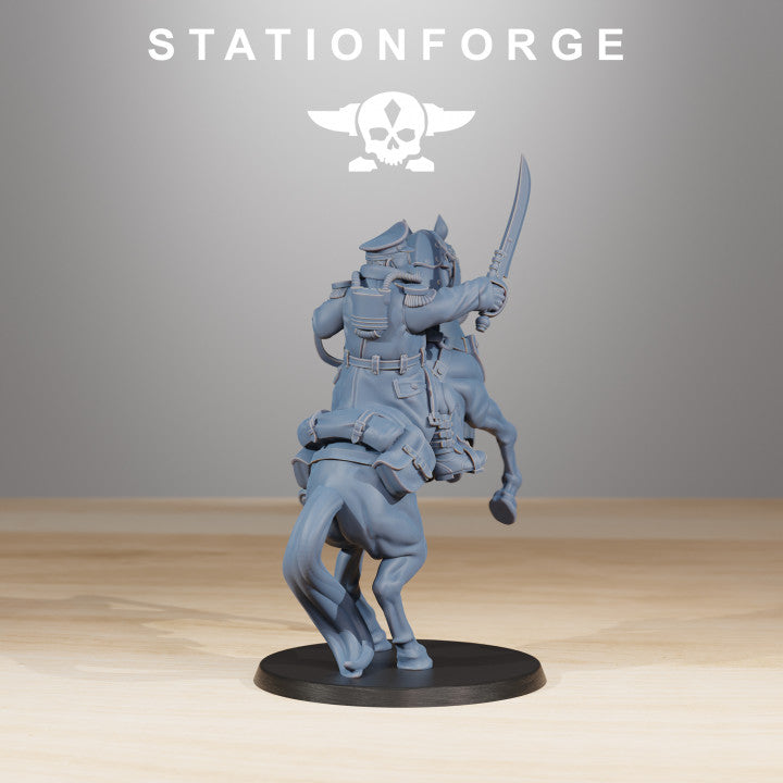 Wargames - Stationforge - GrimGuard - Cavalry Captain