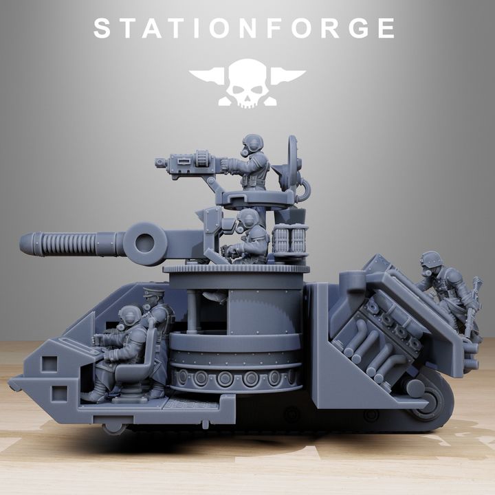 Wargames - Stationforge - GrimGuard - Battle Tank 2.0 (with interior)