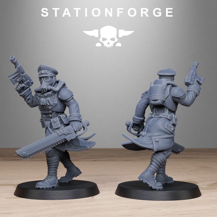 Wargames - Stationforge - GrimGuard - Sisters Squad (10 Figurer)