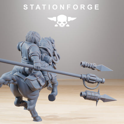 Wargames - Stationforge - GrimGuard - Pony Cavalry Squad (10 Figurer)