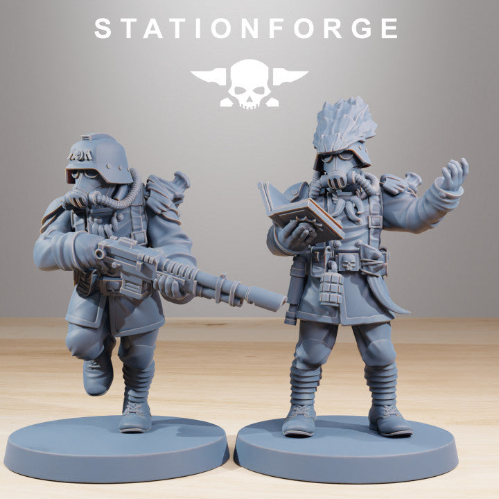 Wargames - Stationforge - GrimGuard - Xenarid Hunters Squad (10 Figurer)