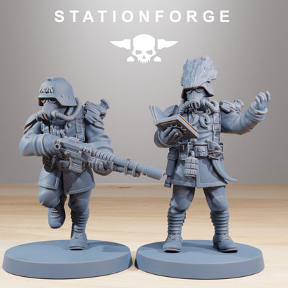 Wargames - Stationforge - GrimGuard - Xenarid Hunters Squad (10 Figurer)