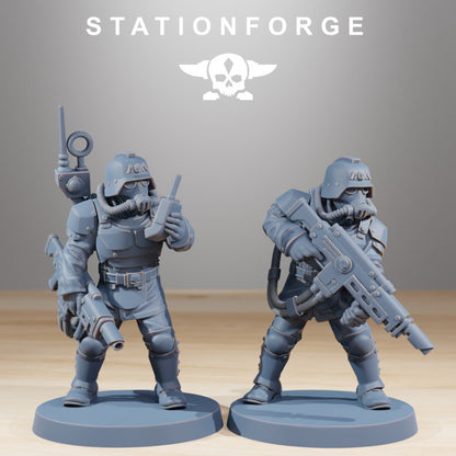 Wargames - Stationforge - GrimGuard - Commandos Squad (10 Figurer)