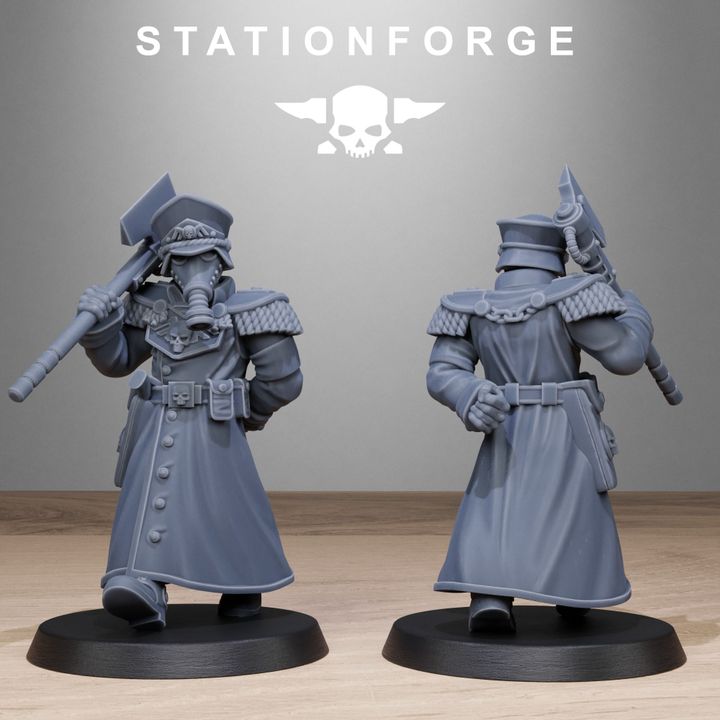 Wargames - Stationforge - GrimGuard - Vigils Squad (10 Figurer)