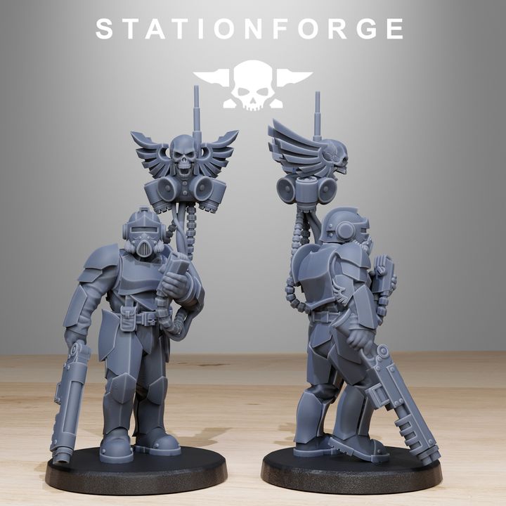 Wargames - Stationforge - GrimGuard - Enforcers Squad (10 Figurer)