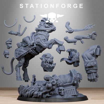 Wargames - Stationforge - GrimGuard - Officer Horseman