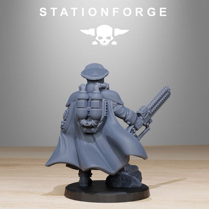 Wargames - Stationforge - GrimGuard - Frostwatch Officers (2 Figurer)