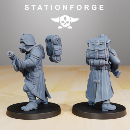 Wargames - Stationforge - GrimGuard - Infantry Squad (Builder - nok til 10 Figurer)