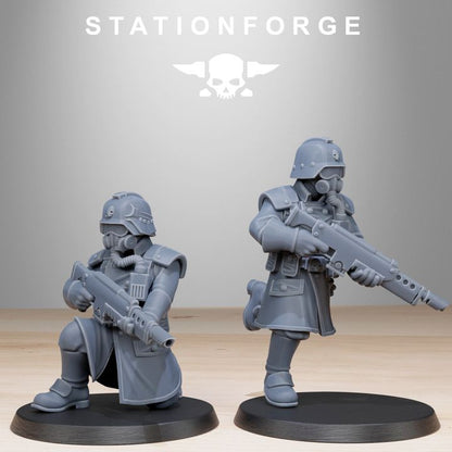 Wargames - Stationforge - GrimGuard - Militants Squad (10 Figurer)