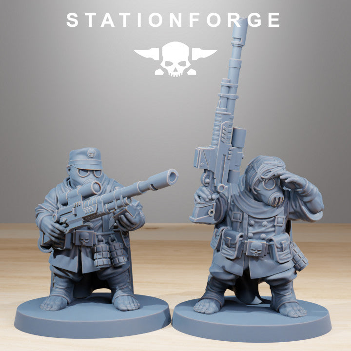 Wargames - Stationforge - GrimGuard - Skulldarts Squad (10 Figurer)