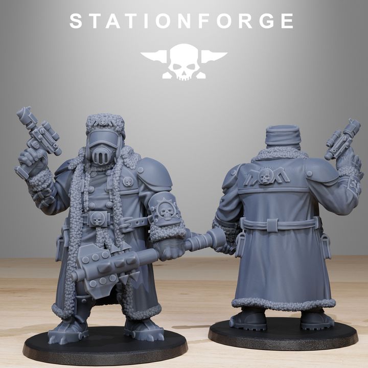 Wargames - Stationforge - GrimGuard - Frostwatch Mutants Squad (10 Figurer)