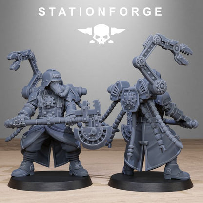 Wargames - Stationforge - GrimGuard - Tech Engineer Squad (10 Figurer)