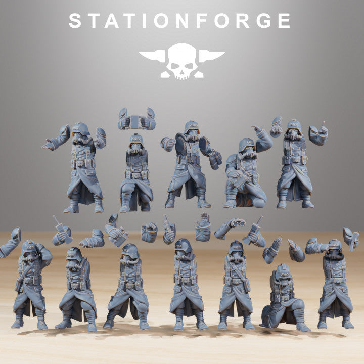 Wargames - Stationforge - GrimGuard - Battle Weapons (5 Teams)