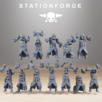 Wargames - Stationforge - GrimGuard - Battle Weapons (5 Teams)