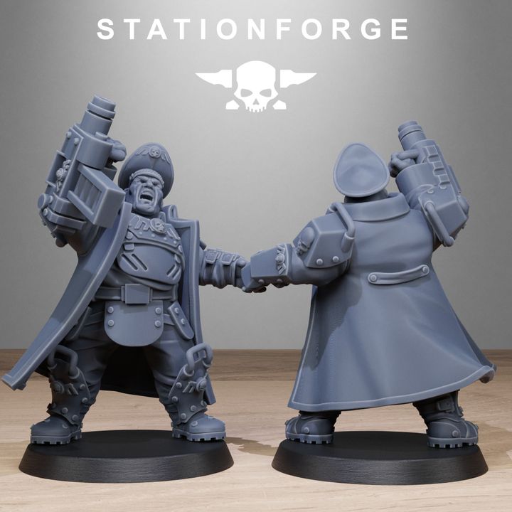 Wargames - Stationforge - GrimGuard - Armored Mutants Squad (10 Figurer)