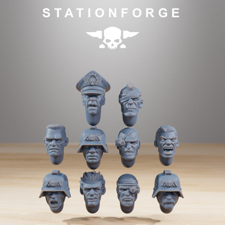 Wargames - Stationforge - GrimGuard - Combatants Squad (10 Figurer)
