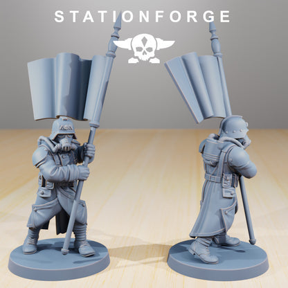 Wargames - Stationforge - GrimGuard - Command Force Squad (5 Figurer)