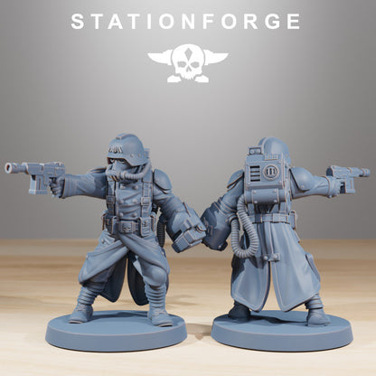 Wargames - Stationforge - GrimGuard - Acolytes Squad (10 Figurer)
