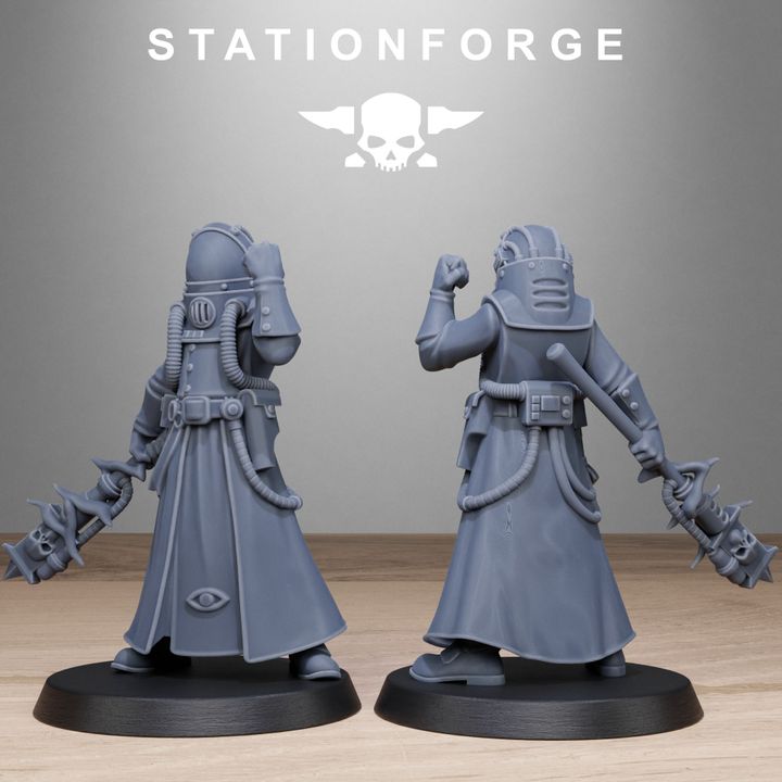 Wargames - Stationforge - GrimGuard - Seers Squad (10 Figurer)