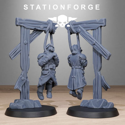 Wargames - Stationforge - GrimGuard - Objective Markers (10 Figurer)