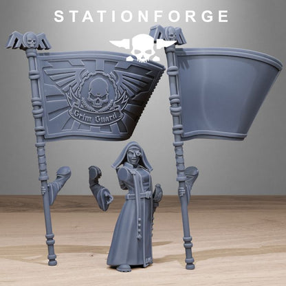 Wargames - Stationforge - GrimGuard - Sisters Squad (10 Figurer)
