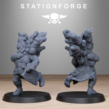 Wargames - Stationforge - GrimGuard - Objective Markers (10 Figurer)