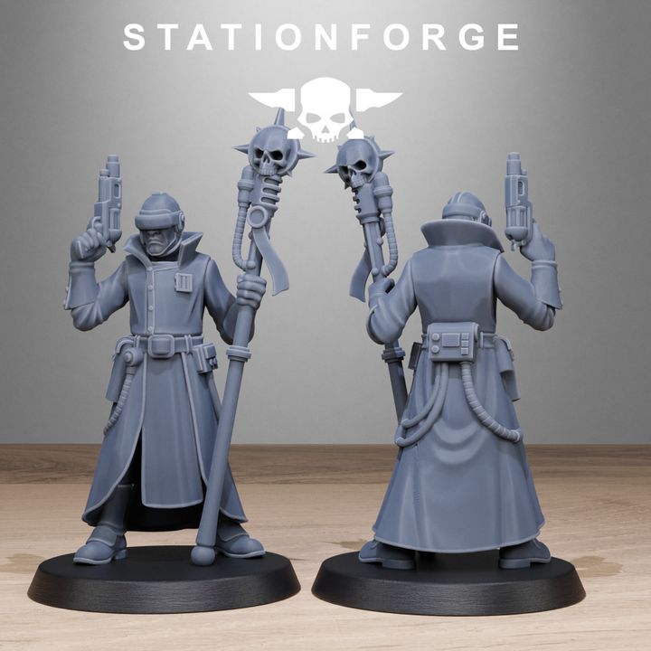 Wargames - Stationforge - GrimGuard - Seers Squad (10 Figurer)