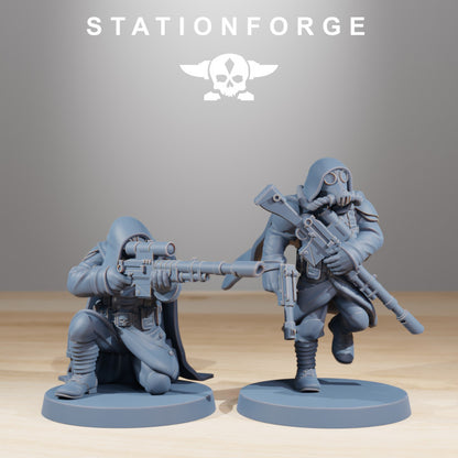 Wargames - Stationforge - GrimGuard - Marksmen Squad (10 Figurer)