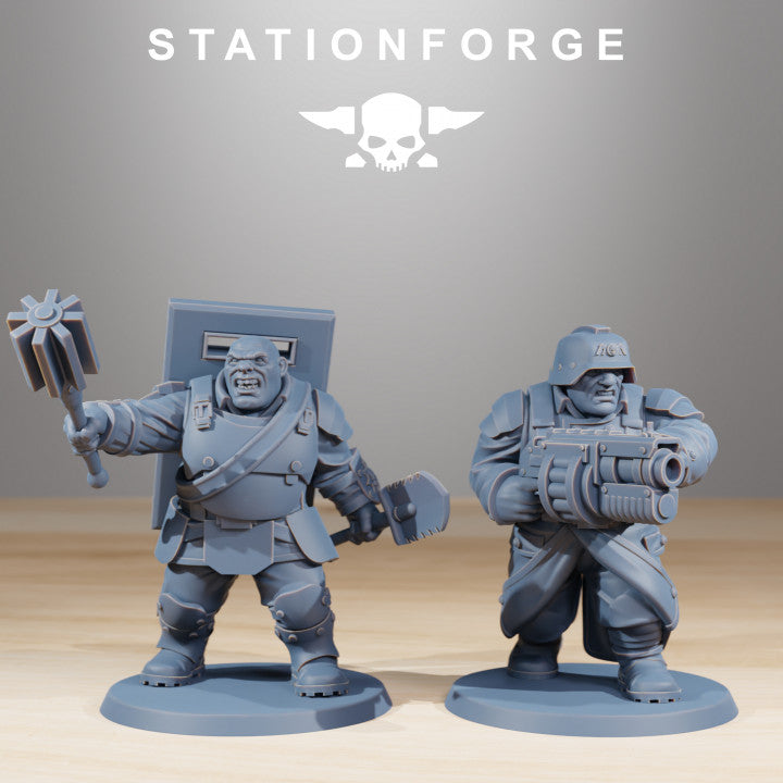 Wargames - Stationforge - GrimGuard - Mutants (10 Figurer)