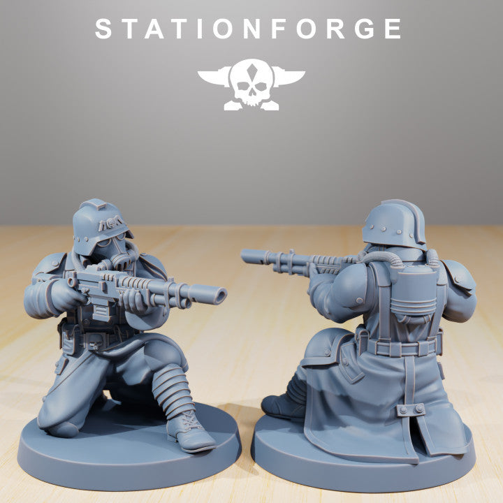 Wargames - Stationforge - GrimGuard - Command Force Squad (5 Figurer)