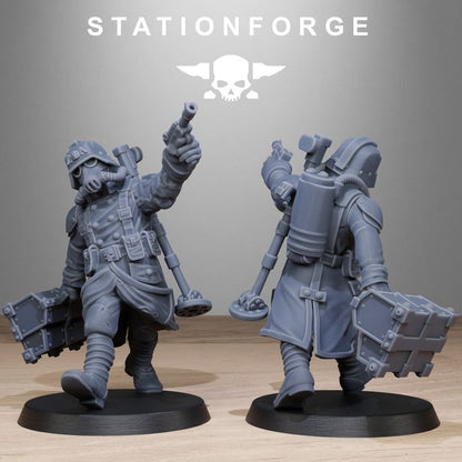 Wargames - Stationforge - GrimGuard - Radioactive Mutants Squad (10 Figurer)