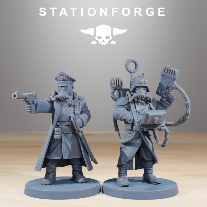 Wargames - Stationforge - GrimGuard - Combatants Squad (10 Figurer)