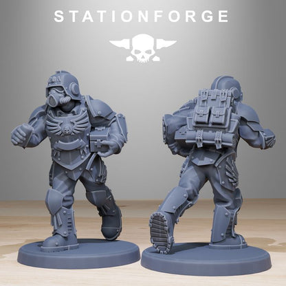 Wargames - Stationforge - GrimGuard - Elites Squad (10 Figurer)