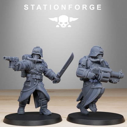 Wargames - Stationforge - GrimGuard - Bombardiers Squad (11 Figurer)
