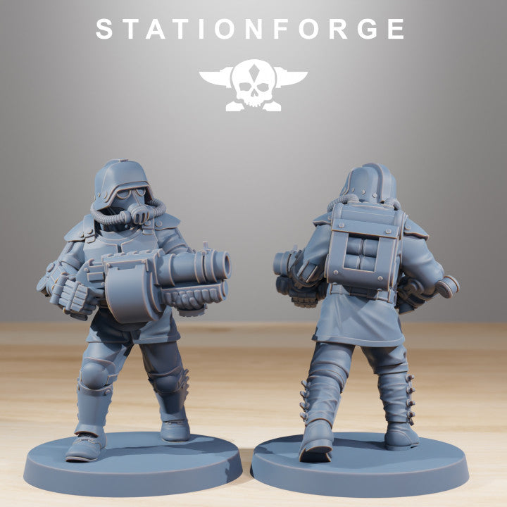 Wargames - Stationforge - GrimGuard - Commandos Squad (10 Figurer)