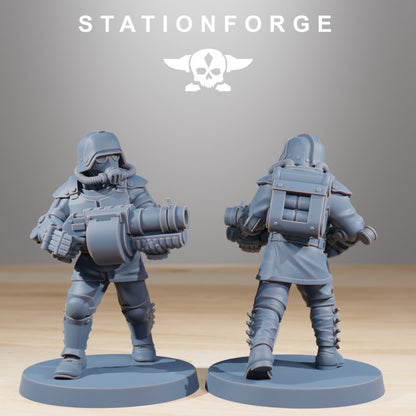 Wargames - Stationforge - GrimGuard - Commandos Squad (10 Figurer)