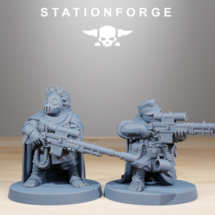 Wargames - Stationforge - GrimGuard - Skulldarts Squad (10 Figurer)