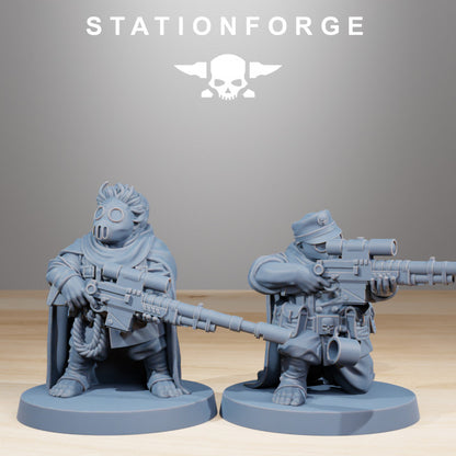 Wargames - Stationforge - GrimGuard - Skulldarts Squad (10 Figurer)