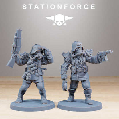 Wargames - Stationforge - GrimGuard - Xenarid Hunters Squad (10 Figurer)