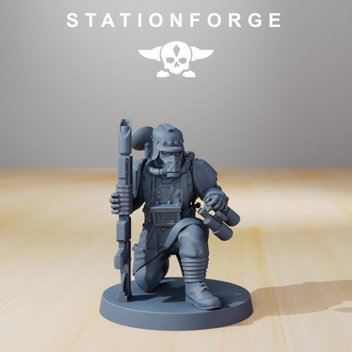 Wargames - Stationforge - GrimGuard - Supporters Squad (6 Figurer)