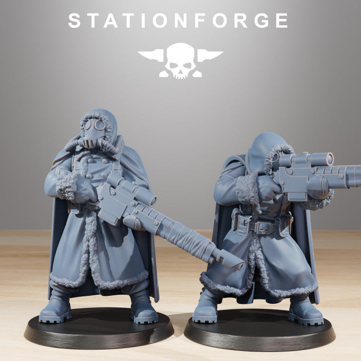 Wargames - Stationforge - GrimGuard - Frostwatch Marksmen Squad (10 Figurer)