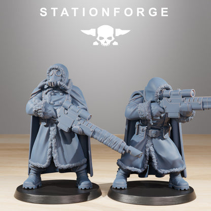 Wargames - Stationforge - GrimGuard - Frostwatch Marksmen Squad (10 Figurer)