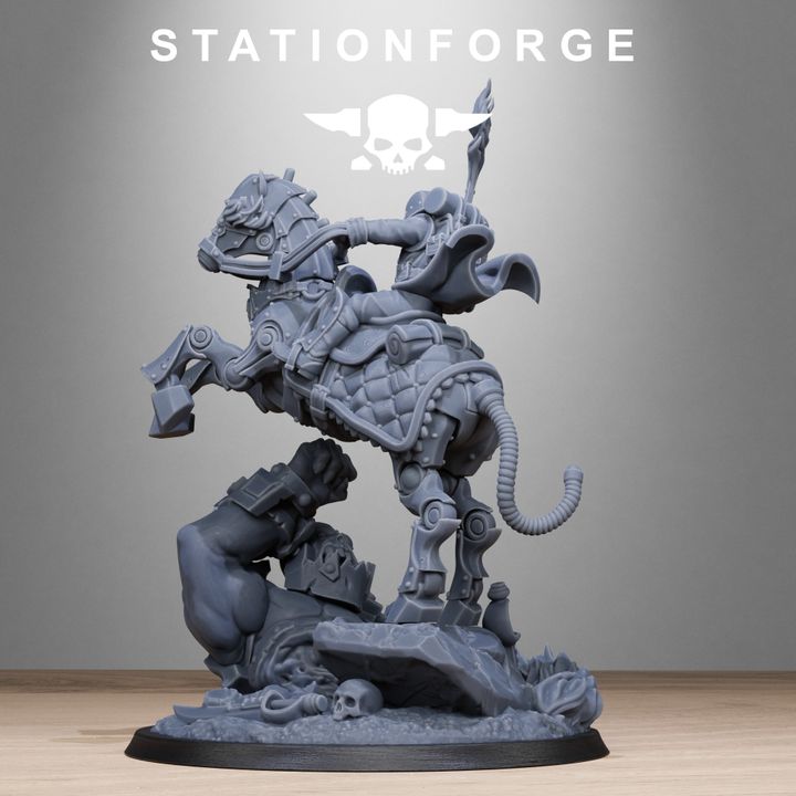 Wargames - Stationforge - GrimGuard - Officer Horseman