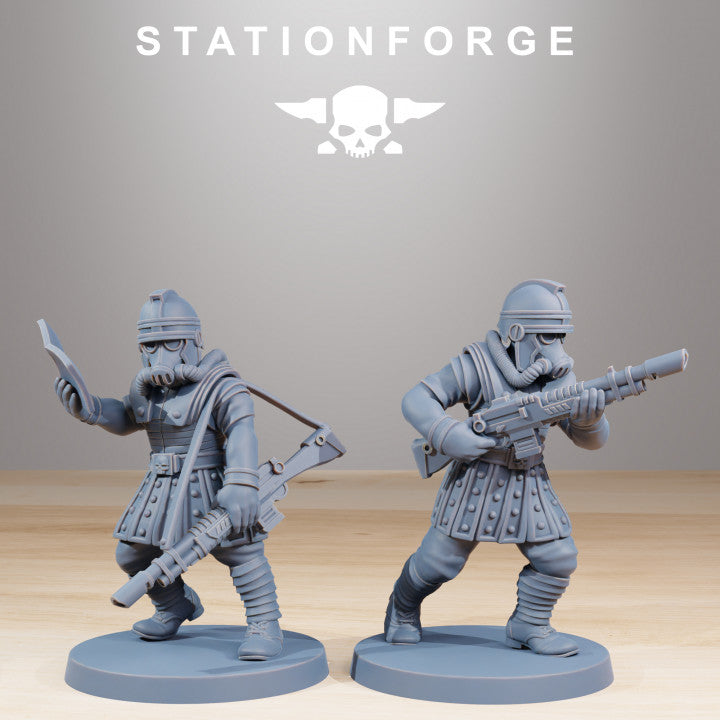 Wargames - Stationforge - GrimGuard - Vexillatio Squad (12 Figurer)