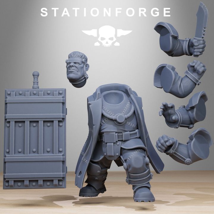 Wargames - Stationforge - GrimGuard - Mutantstein