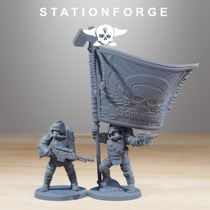 Wargames - Stationforge - GrimGuard - Ironclads Squad (10 Figurer)