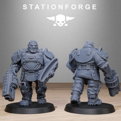 Wargames - Stationforge - GrimGuard - Armored Mutants Squad (10 Figurer)