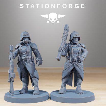 Wargames - Stationforge - GrimGuard - Sisters of War Squad (10 Figurer)